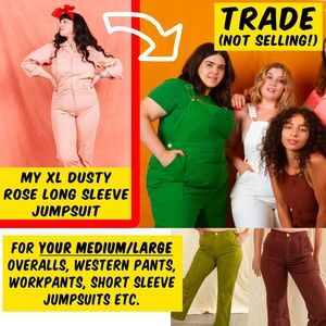 TRADING: BIG BUD PRESS XL DUSTY ROSE JUMPSUIT